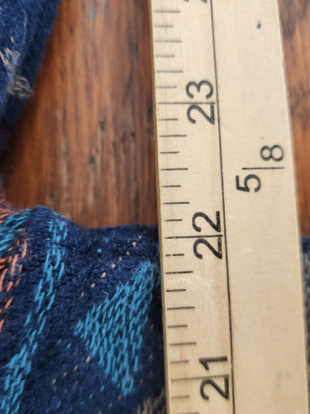 Navy Aztec Print Button-Up Shacket - Picture 6 of 6